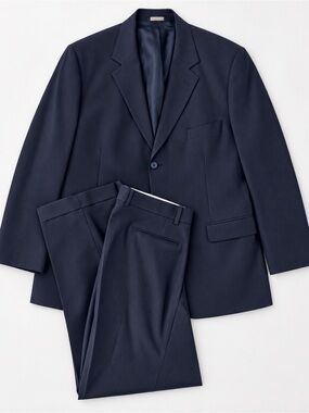 Brooks Brothers Navy Pinstripe Women's Blazer and Trousers Set